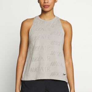 Nike Air Performated Logo Light Gray Air Tank -Sm # A4